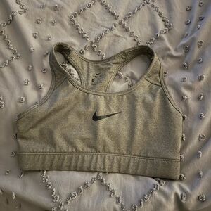 Nike Gray Performance Sports Bra